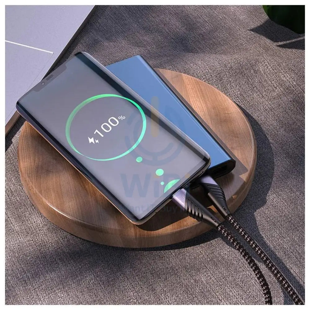 HOCO Freeway PD Charging Data Sync Cable - USB-C To USB-C / 1.2 Meters / Black