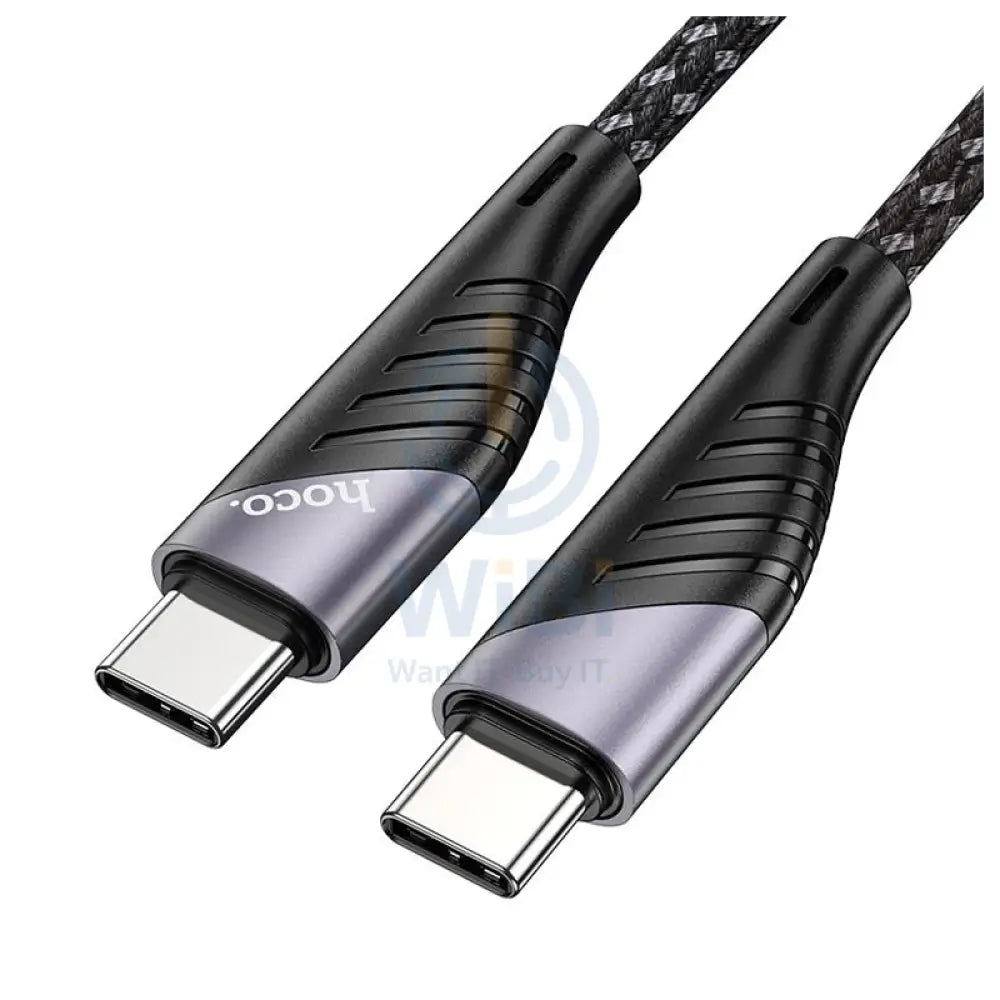 HOCO Freeway PD Charging Data Sync Cable - USB-C To USB-C / 1.2 Meters / Black