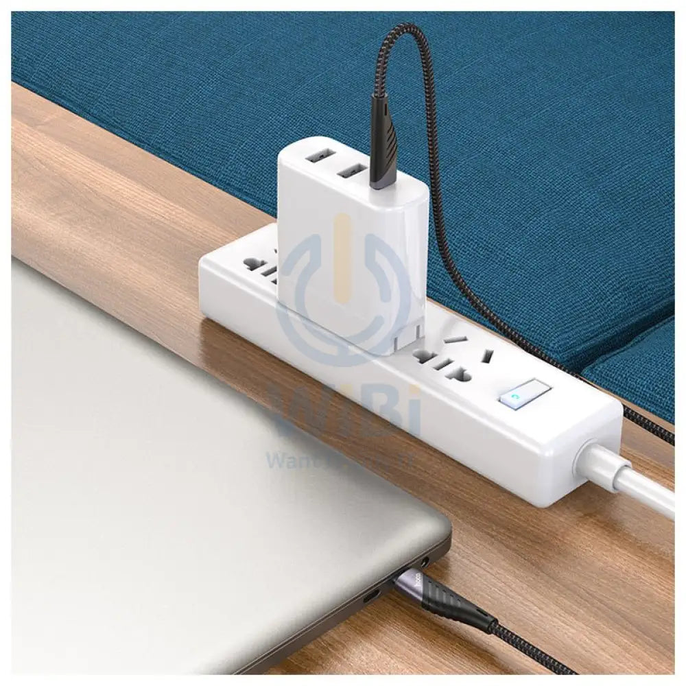 HOCO Freeway PD Charging Data Sync Cable - USB-C To USB-C / 1.2 Meters / Black