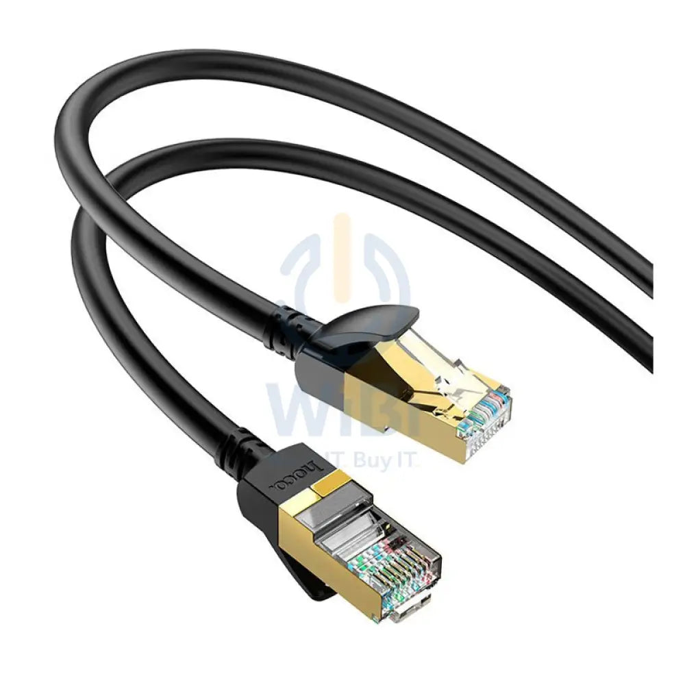 HOCO Gigabit Ethernet Cable - CAT6 / 5 Meters / Black