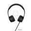 Hoco Headphones W21 Graceful Charm Wired Headset With Mic - Black Accessories > Audio > Headphones