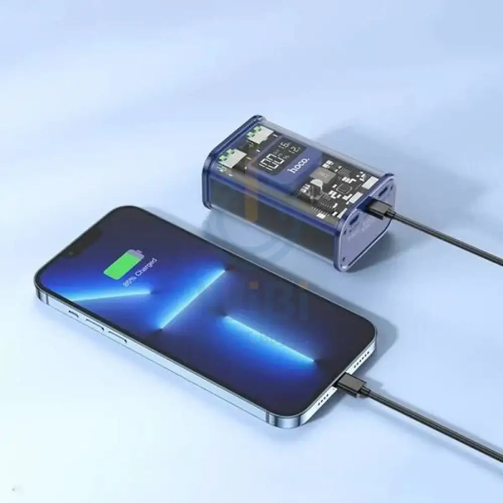 HOCO J105 Fully Compatible Power Bank 10000mAh 22.5W - Blue Accessories > Power Adapters
