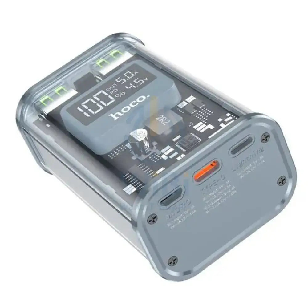 HOCO J105 Fully Compatible Power Bank 10000mAh 22.5W - Grey Accessories > Power Adapters