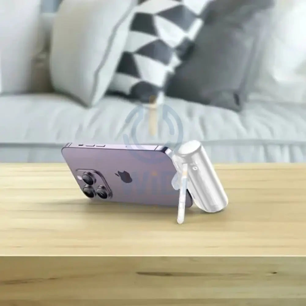 HOCO J106 Pocket Power Bank 5000mah with Folding Stand for iPhone Accessories > Power Adapters