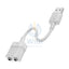 Hoco LS37 Spirit Audio Adapter Output Cable - 3.5mm / White Accessories > Cables & Converters > Cables