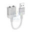 Hoco LS37 Spirit Audio Adapter Output Cable - 3.5mm / White Accessories > Cables & Converters > Cables