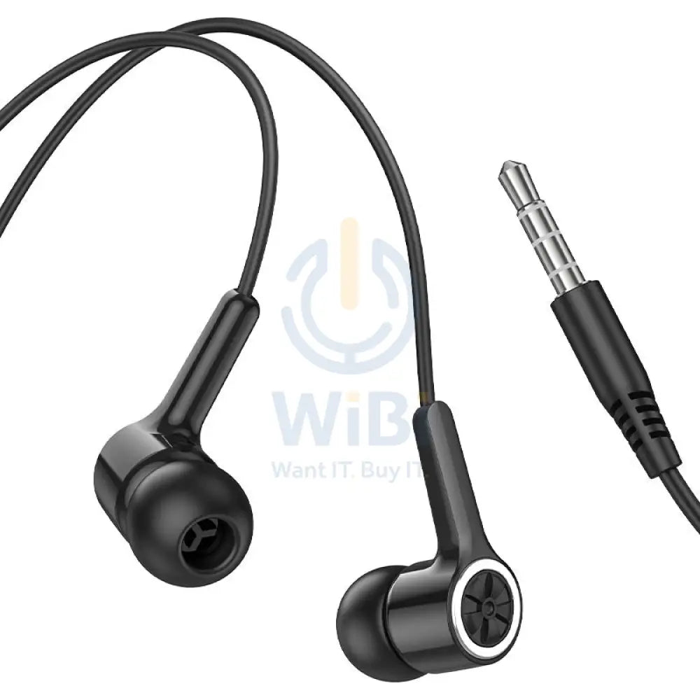 Hoco M104 Earphones - 3.5mm Jack / In-Ear / Wired / Black Accessories > Audio > Headphones