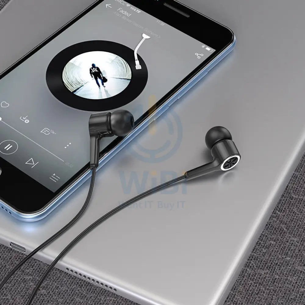 Hoco M104 Earphones - 3.5mm Jack / In-Ear / Wired / Black Accessories > Audio > Headphones