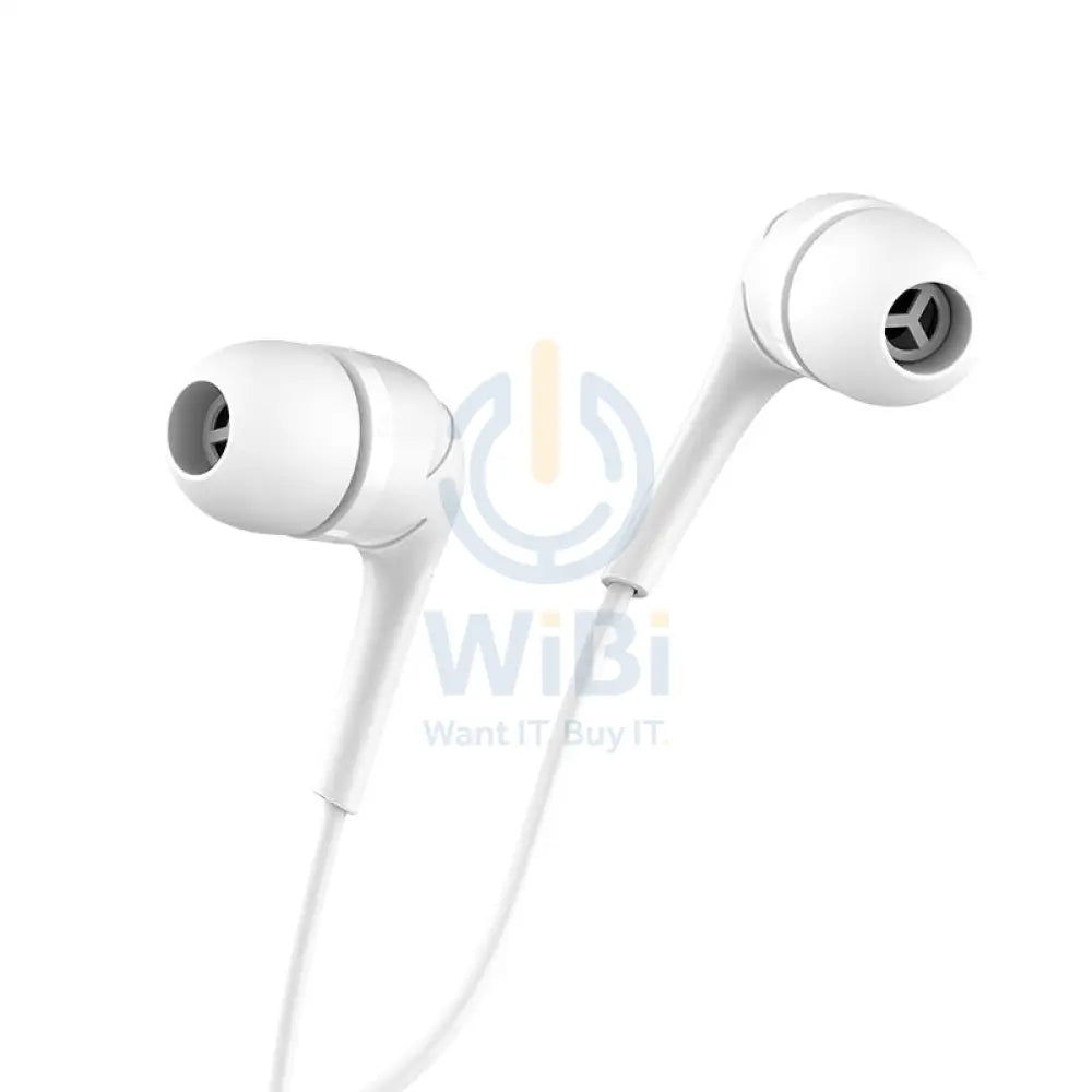 Hoco M40 Earphones - 3.5mm Jack / In-Ear / Wired / White Accessories > Audio > Headphones