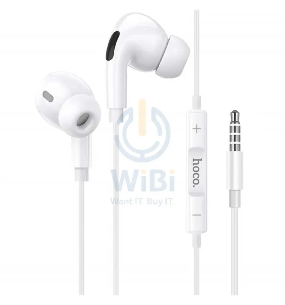 Hoco M77 Earphones - 3.5mm Jack / In-Ear / Wired / White Accessories > Audio > Headphones
