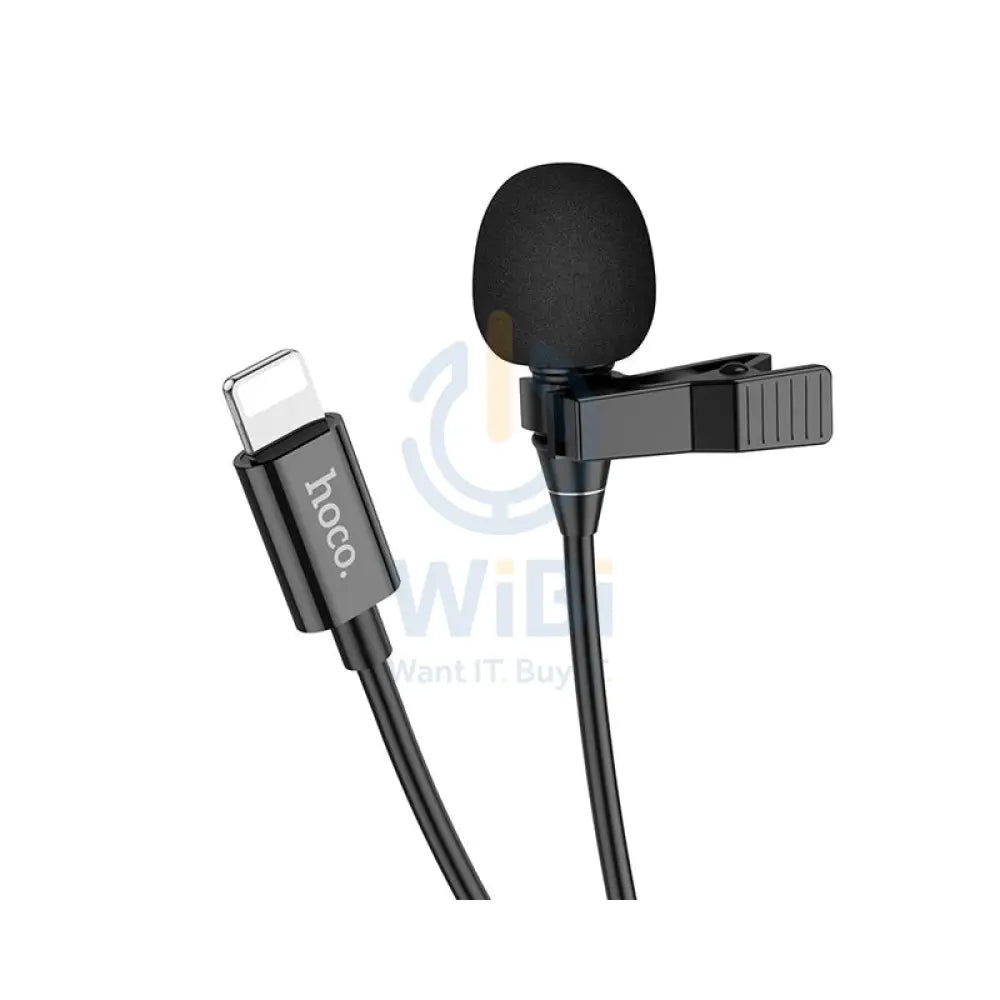 HOCO Microphone L14 lavalier - Lightning / 2 Meters / Black