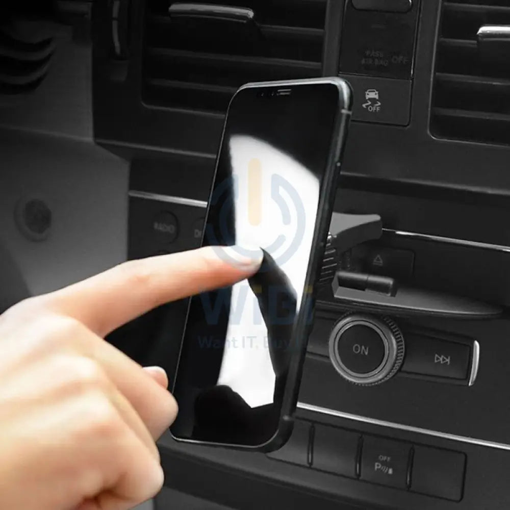 Hoco Mobax Ma25 Magnetic Car Cd Holder - Black Accessories > Mobiles & Tablets > Mobiles > Mobile Holder / Stands