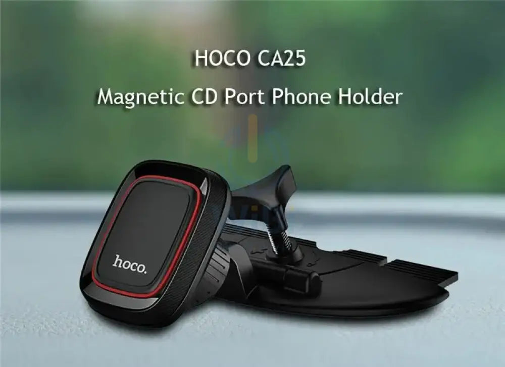 Hoco Mobax Ma25 Magnetic Car Cd Holder - Black Accessories > Mobiles & Tablets > Mobiles > Mobile Holder / Stands