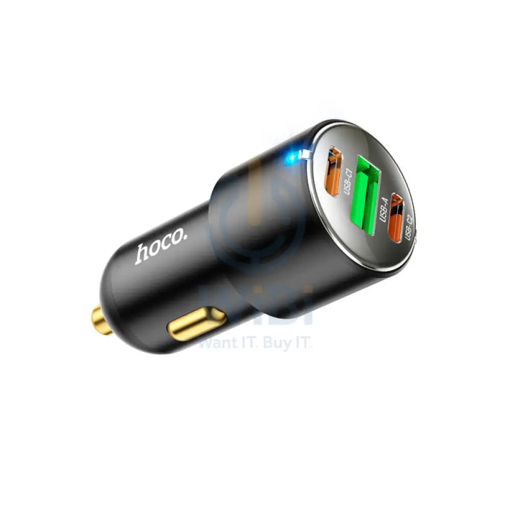 HOCO NZ6 Car Charger - 45W / Dual PD / QC3.0 / Black Accessories > Mobiles & Tablets > Mobiles > Car Chargers