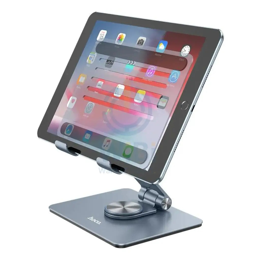 HOCO PH52 Aluminum Alloy Foldable 360° Rotatable Tablet Desktop Holder - Metal Gray Accessories > Mobiles & Tablets >