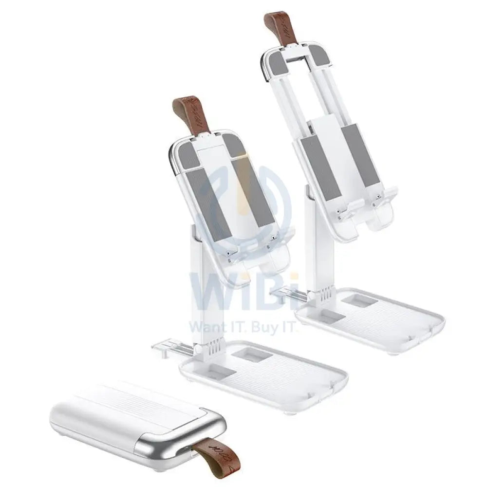 HOCO S28 Desktop Folding Stand - White Accessories > Mobiles & Tablets > Mobiles > Mobile Holder / Stands