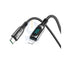 HOCO Extreme PD Charging Data Sync Cable - USB-C To Lightning / 1.2 Meters / Black
