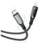 HOCO Extreme PD Charging Data Sync Cable - USB-C To Lightning / 1.2 Meters / Black