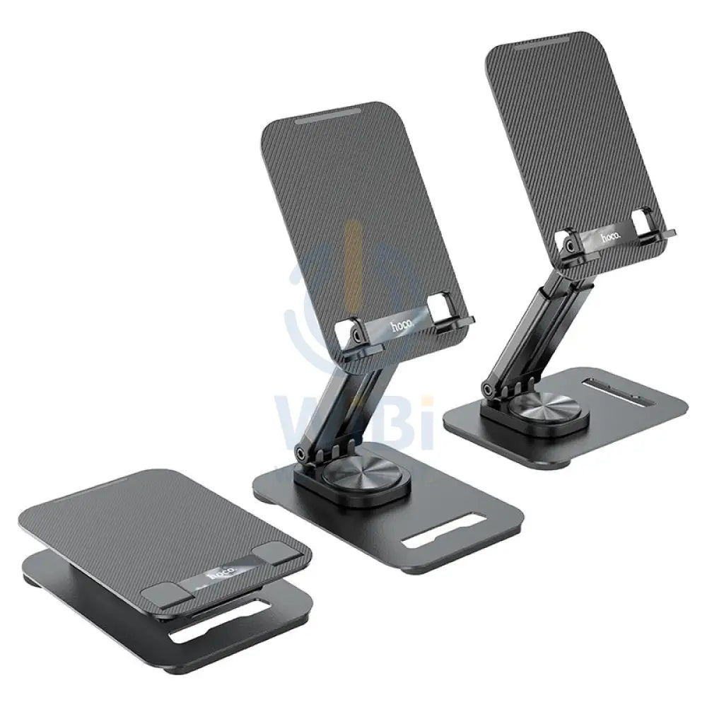 Hoco Tabletop holder PH48 Fun rotating desktop stand 360 Rotation - Black Accessories > Other Laptop Accessories
