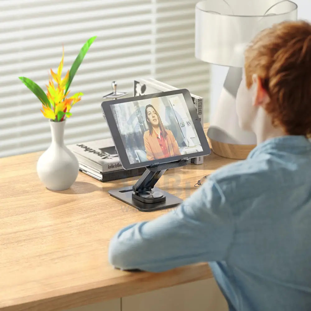 Hoco Tabletop holder PH48 Fun rotating desktop stand 360 Rotation - Black Accessories > Other Laptop Accessories