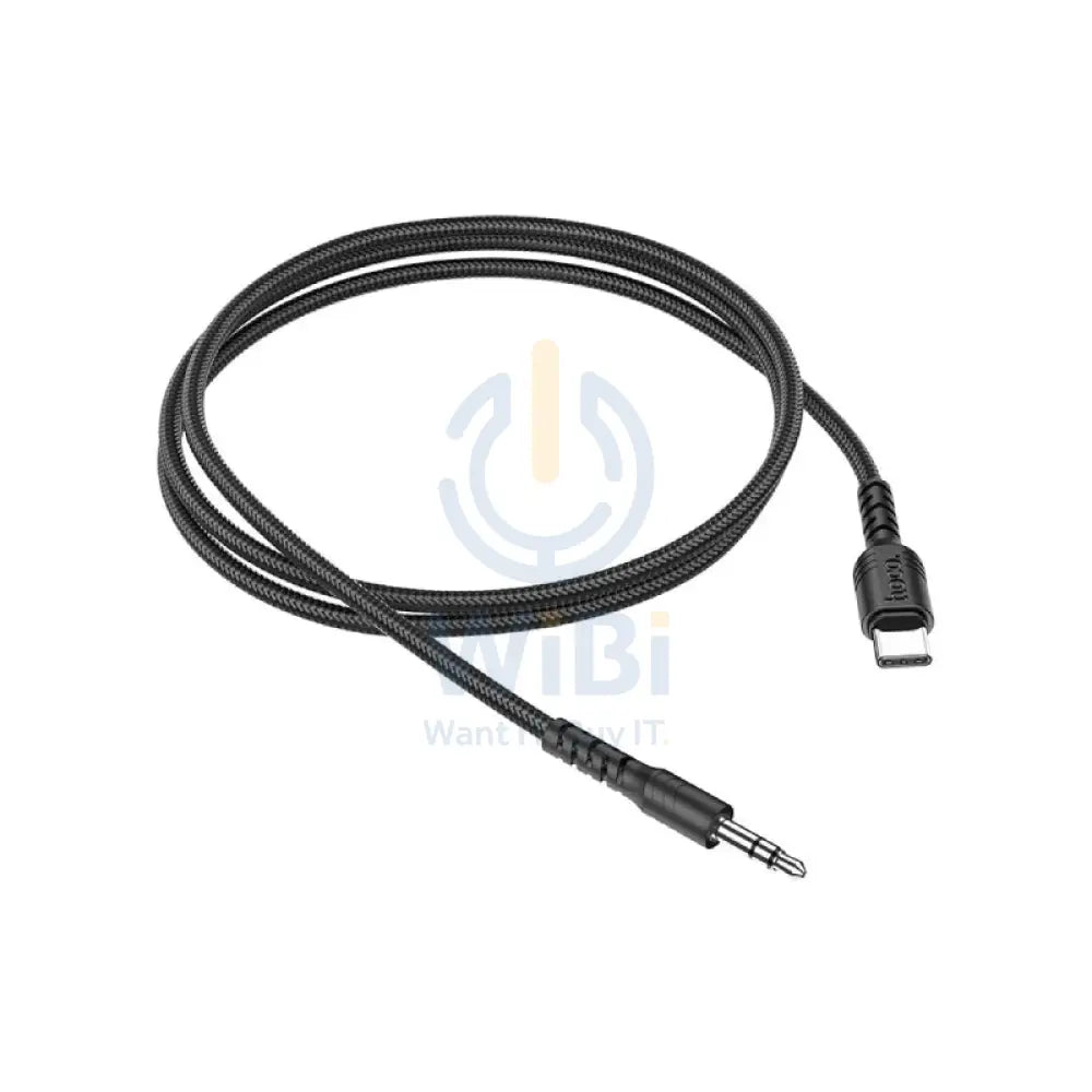 HOCO Type-C to 3.5mm AUX Cable - 1M / Black Accessories > Cables & Converters > Cables