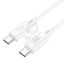 Hoco Type-C to Lightning & Type-C to Type-C Cables - 20W / 60W / Black / White / Pack of 2 Accessories > Cables &