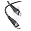HOCO U95 2-IN-1 Charging Cable - USB-C To USB-C/Lightning / 1.2 Meters / Black