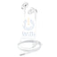 Hoco Wired earphones 3.5mm M1 Pro Original series with mic – White Accessories > Audio > Headphones