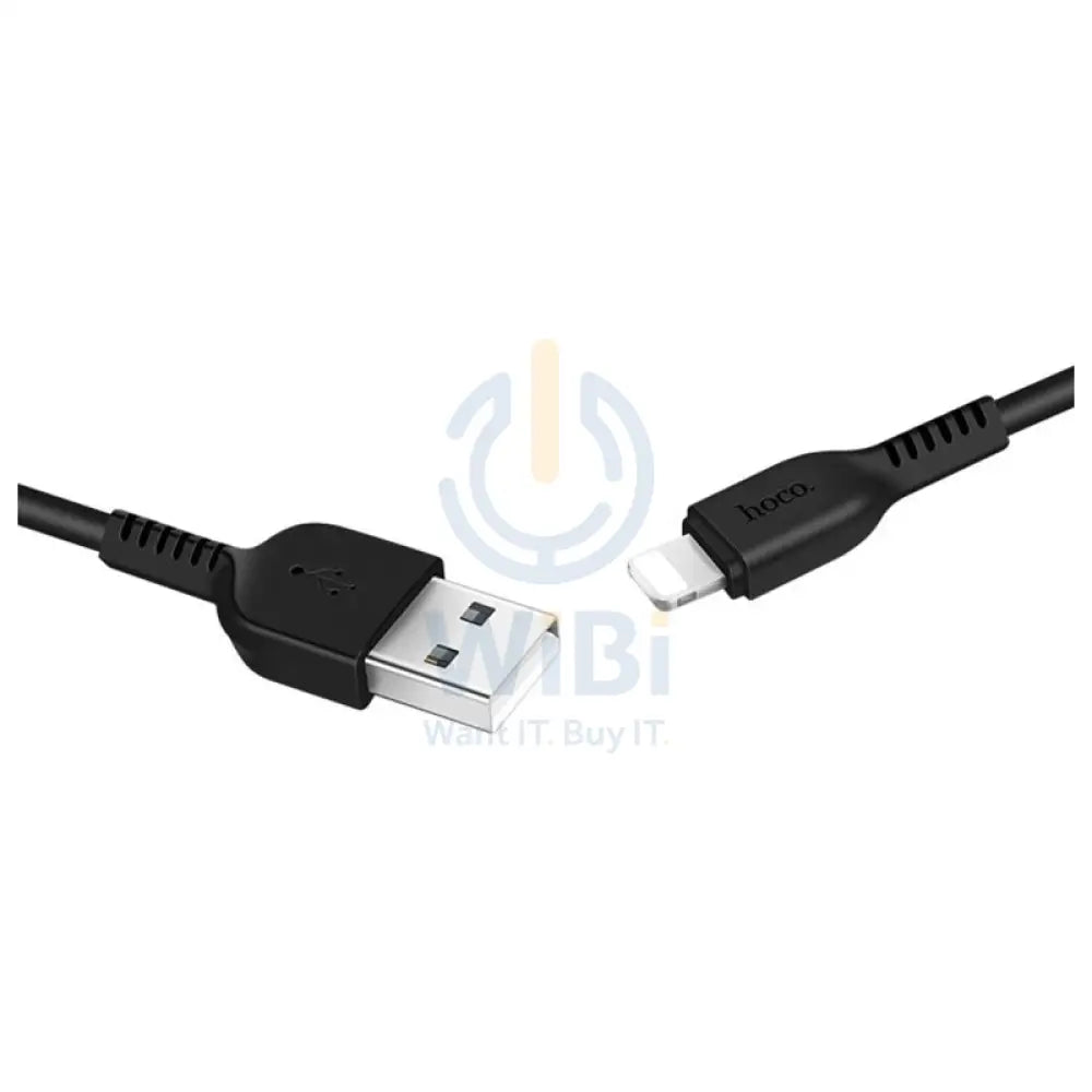 HOCO X20 Flash Charging Data Sync Cable - Lightning / 1 Meter / Black