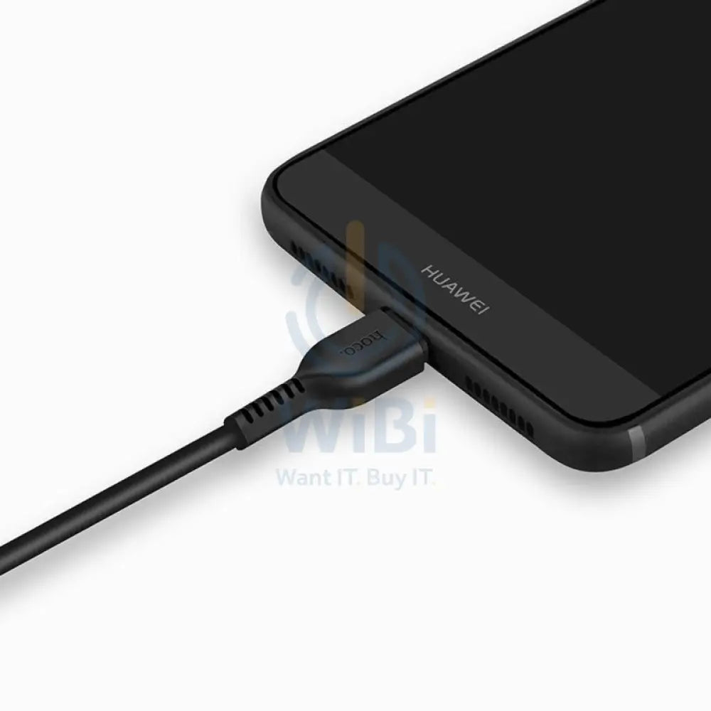 Hoco X20 Flash Charging Data Sync Cable - USB-C / 2 Meters / Black