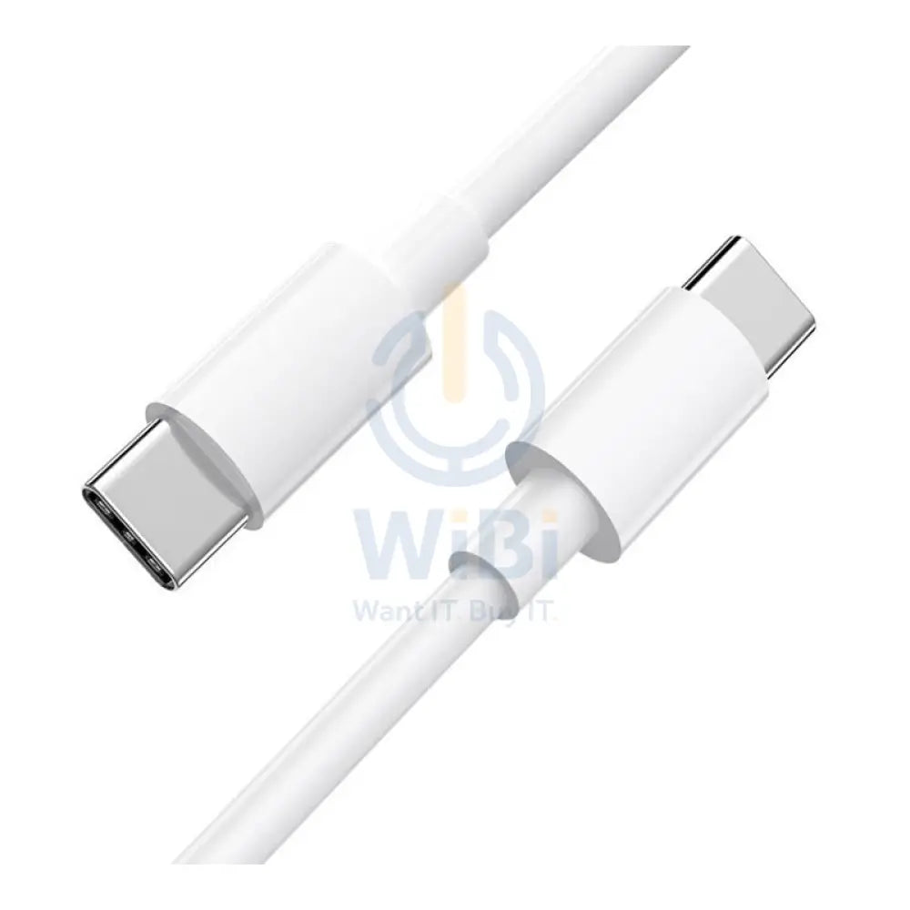 HOCO X51 High-Power Charging Data Sync Cable - USB-C To USB-C / 1.5 Meters / White