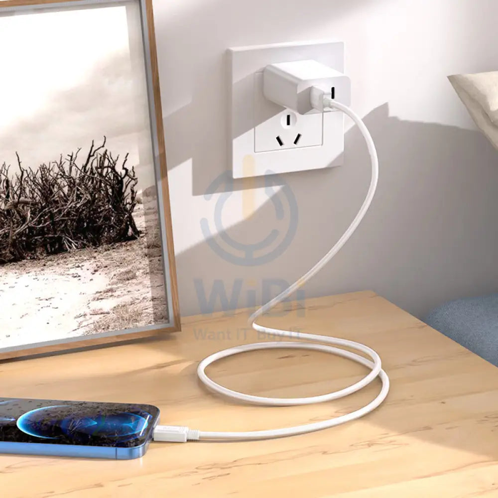 Hoco X73 Charging Data Sync Cable - USB / Lightning / 1 Meter / White Accessories > Cables & Converters > Cables