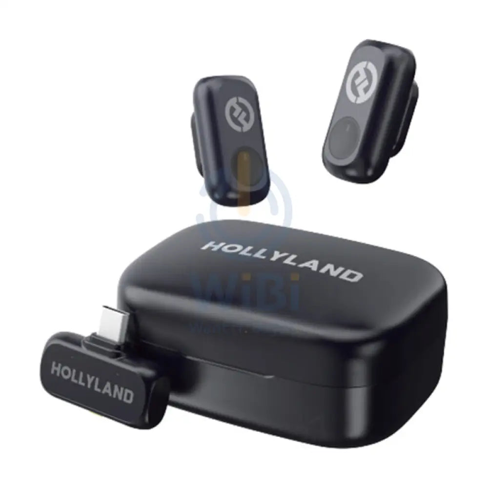 HOLLYLAND LARK A1 Duo 2-Person Wireless Microphone System - USB-C / 2.4GHz / Space Gray Accessories > Audio > Microphone