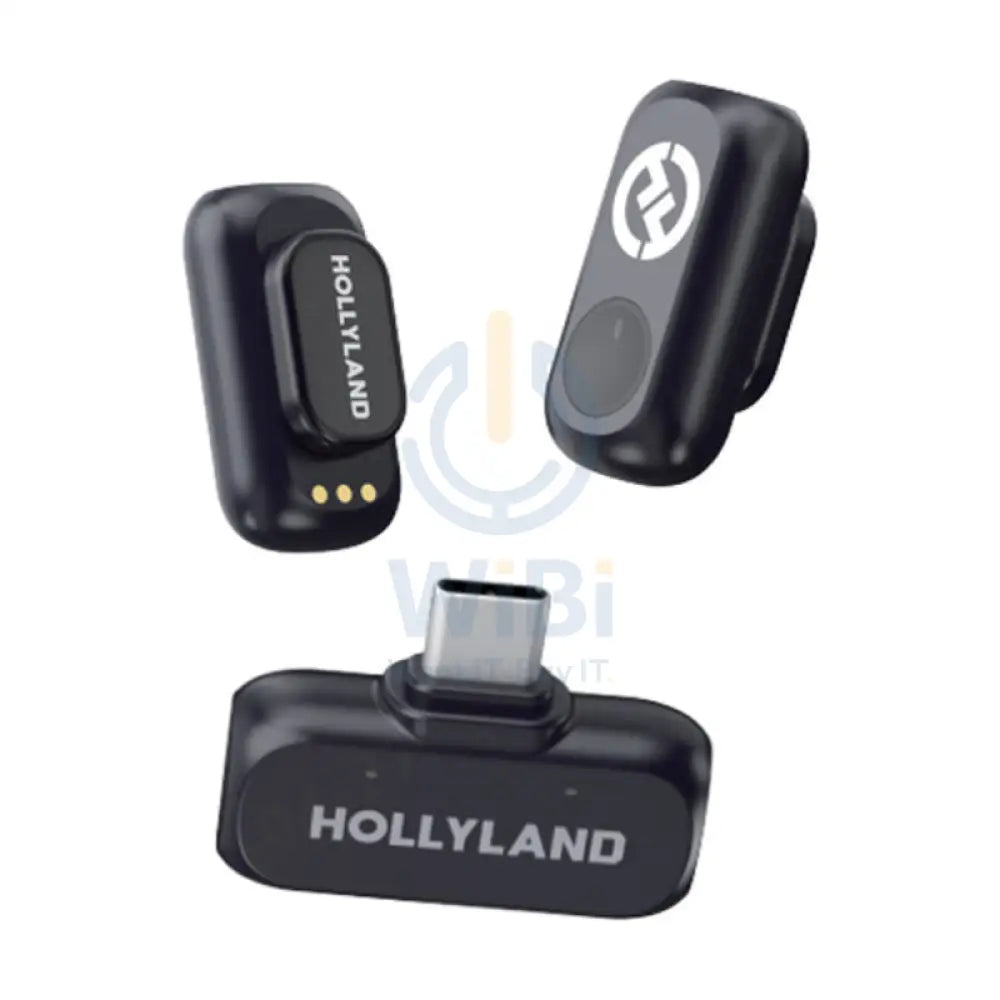 HOLLYLAND LARK A1 Mini Duo 2-Person Wireless Microphone System - USB-C / 2.4GHz / Space Gray Accessories > Audio >