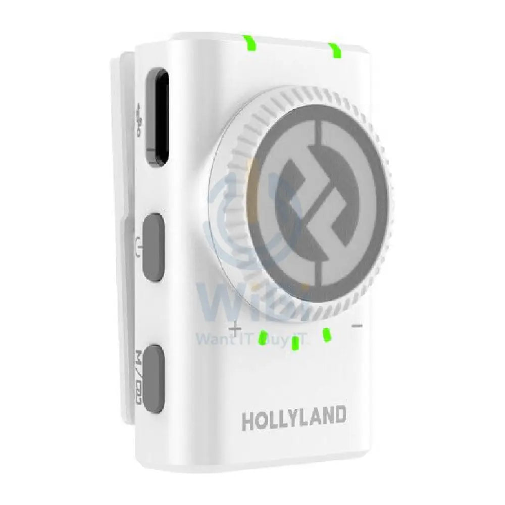 HOLLYLAND LARK M2 DUO All-in-One Lavalier Wireless Combo Microphone System - Ivory White Accessories > Audio >