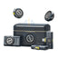 HOLLYLAND LARK M2 DUO All-in-One Lavalier Wireless Combo Microphone System - Shine Charcoal Accessories > Audio >