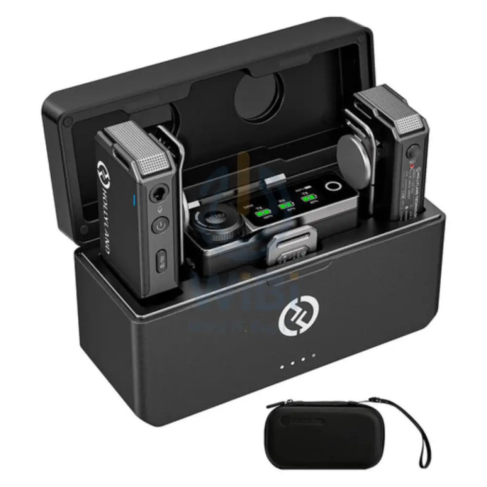 HOLLYLAND LARK MAX Duo with 2 Lavalier Wireless Microphone System - Black Accessories > Audio > Microphone