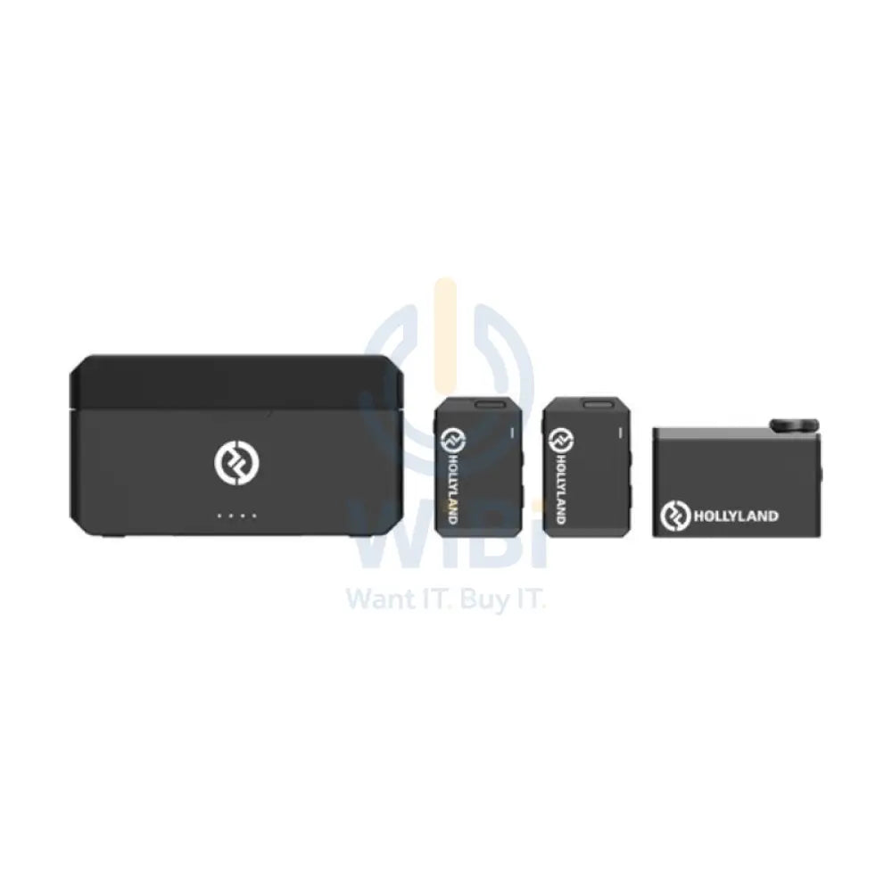 HOLLYLAND LARK MAX Duo with 2 Lavalier Wireless Microphone System - Black Accessories > Audio > Microphone