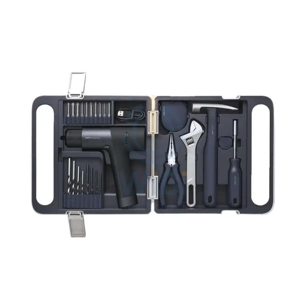 HOTO 12V Brushless Drill Tool Set - Grey Accessories > Smart Devices