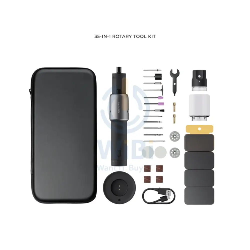 HOTO 35in1 Rotary Tool Kit - Black Accessories > Smart Devices