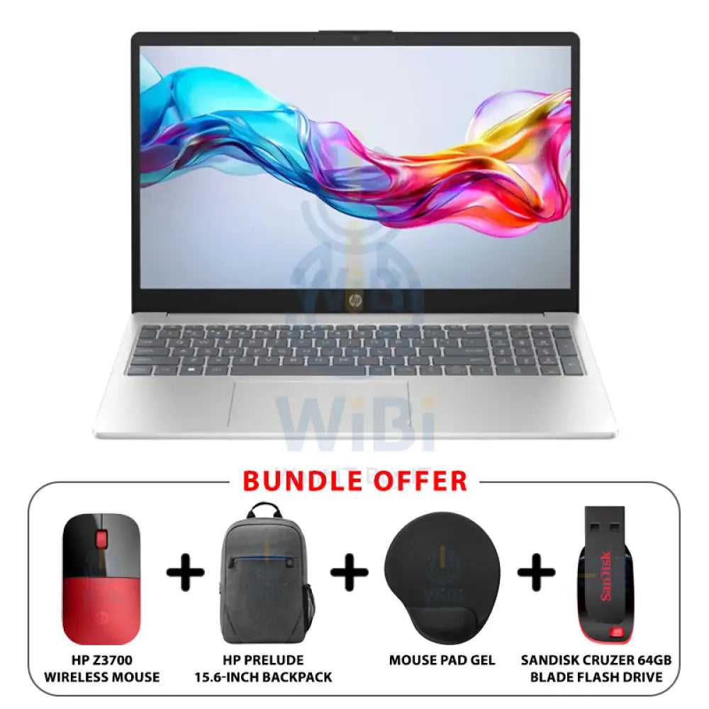 HP 15 FD0143NE 15.6’’ FHD / i7 / 8GB / 512GB (NVMe M.2 SSD) / MX570 2GB VGA / DOS (Without OS) / 1YW / Natural Silver