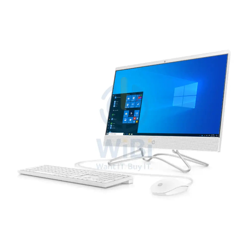 HP 200 G4 AIO PC - i5 / 4GB / 1TB / 21.5" FHD Non-Touch / Win 10 Pro / 1YW / White - Desktop