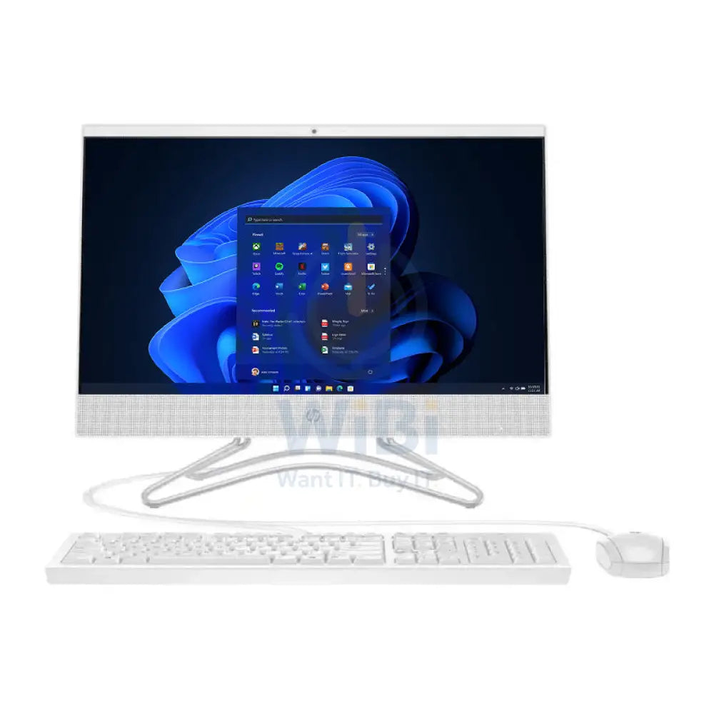 HP 200 G4 AIO PC - i5 / 64GB / 250GB (NVME M.2 SSD) / 21.5’’ FHD Non-Touch / Win 11 Pro / 1YW / Snow White - Desktop