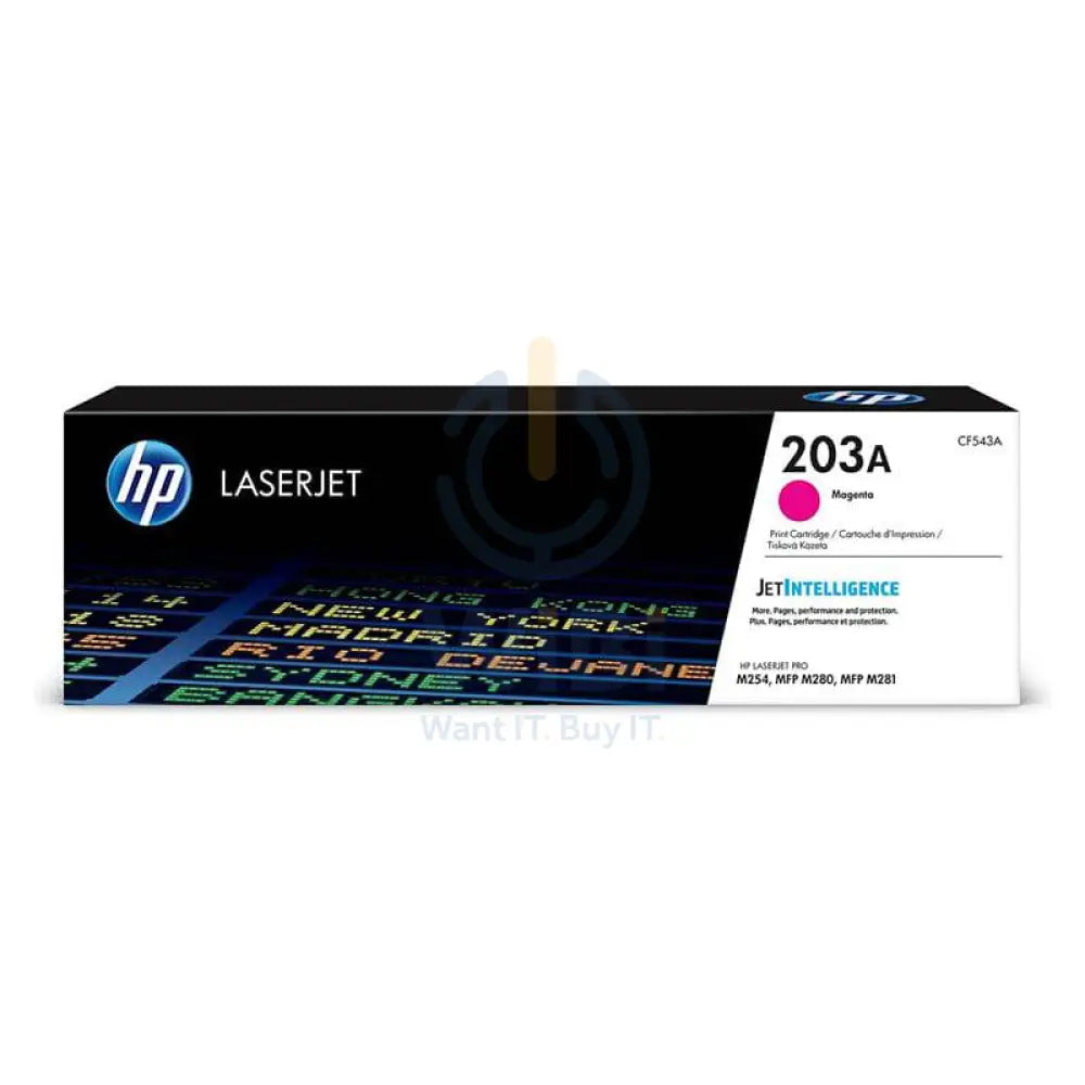 HP 203A Magenta Color - 1,300 pages / Magenta Color / Toner Cartridge