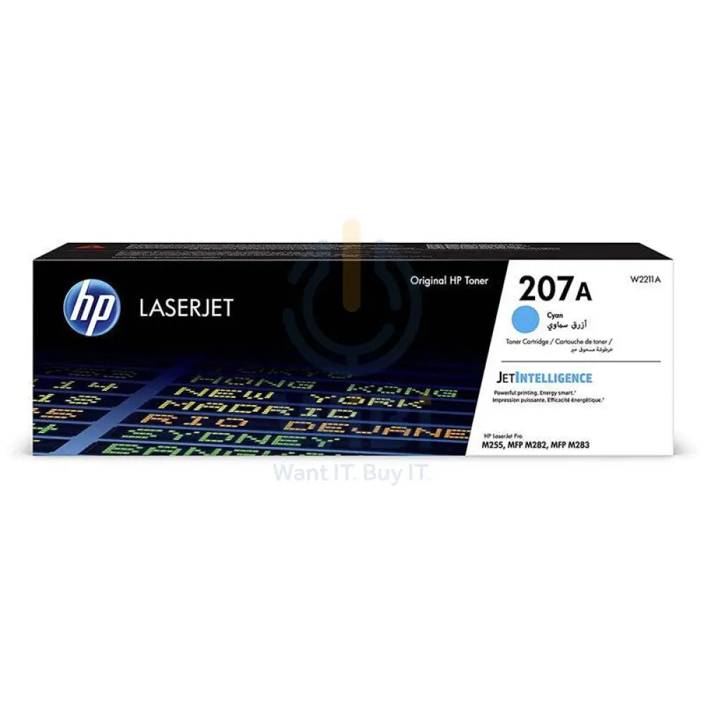 HP 207A Toner Cartridge - 1,250 Pages / Cyan Color / Toner Cartridge