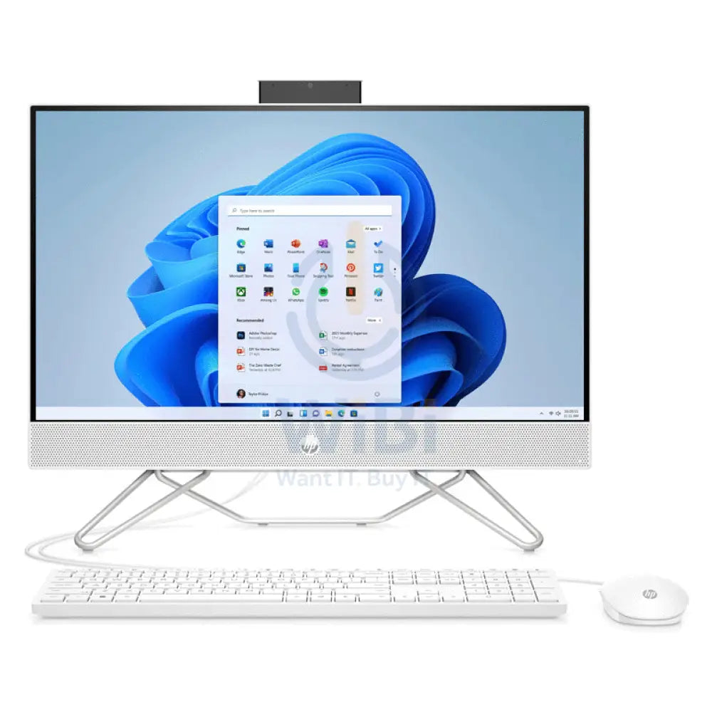 HP 24-CB1036NE AIO PC - i5 / 16GB / 1TB (NVME M.2 SSD) / 23.8’’ FHD Touch / Win 11 Pro / 1YW / Starry White - Desktop