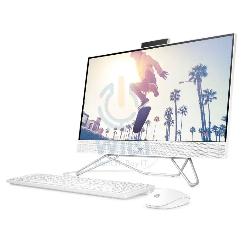 HP 24-CB1339NE AIO PC - i5 / 32GB / 512GB (NVMe M.2 SSD) / 23.8’’ FHD Non-Touch / DOS (Without OS) / 1YW / Starry White