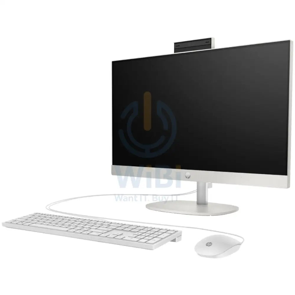 HP 24-CR0040NE AIO PC - 23.8’’ FHD Non-Touch / i7 / 8GB / 512GB (NVMe M.2 SSD) / DOS (Without OS) / 1YW / Shell White