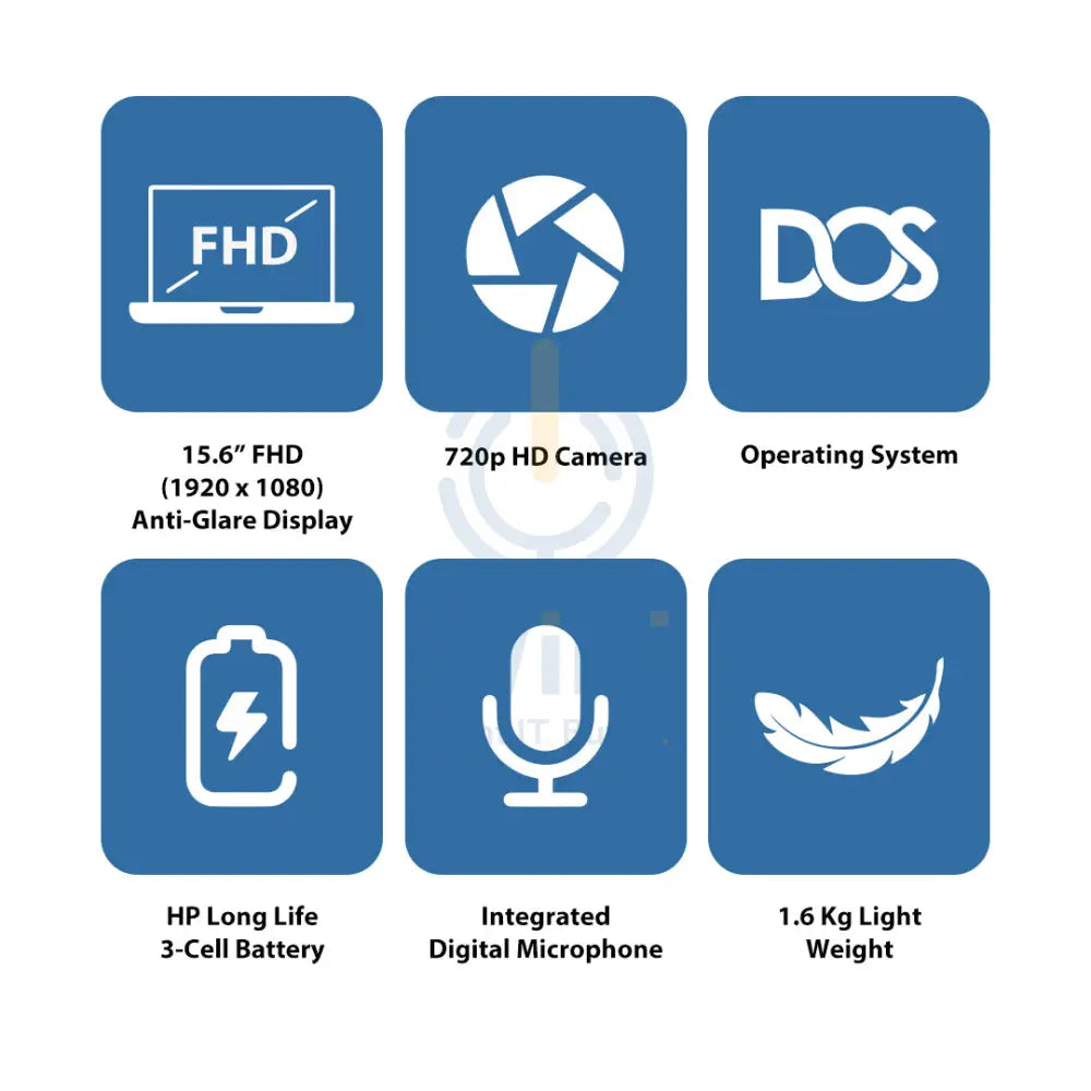 HP 250 G10 - 15.6’’ FHD / i5 / 8GB / 512GB (NVMe M.2 SSD) / DOS (Without OS) / 1YW - Laptop Laptops