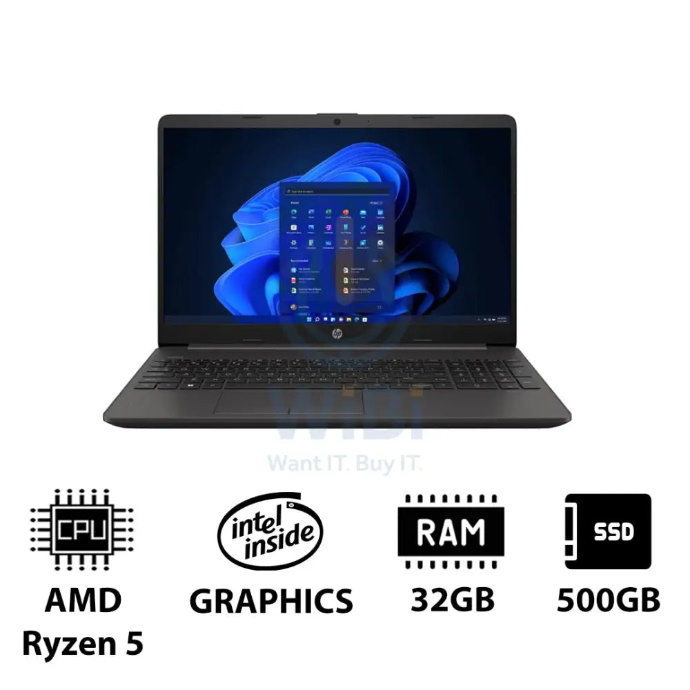 HP 255 G8 - 15.6’’ FHD / AMD Ryzen 5 / 32GB / 500GB (NVMe M.2 SSD) / Win 11 Pro / 1YW - Laptop Laptops > Offer Zone